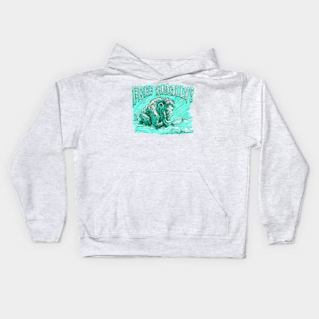 Free Woolly Mammoth Kids Hoodie by Mudge